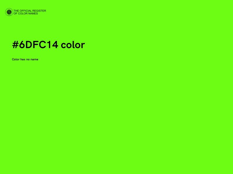 #6DFC14 color image