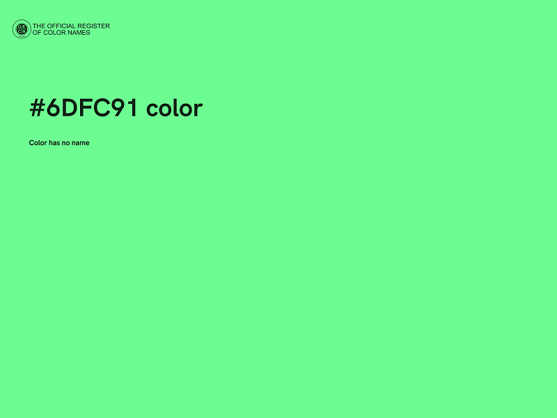 #6DFC91 color image