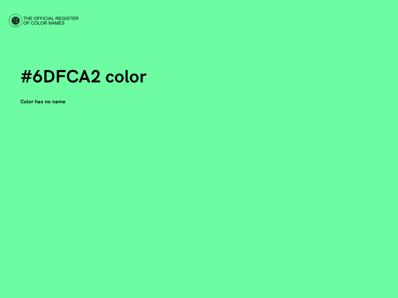 #6DFCA2 color image