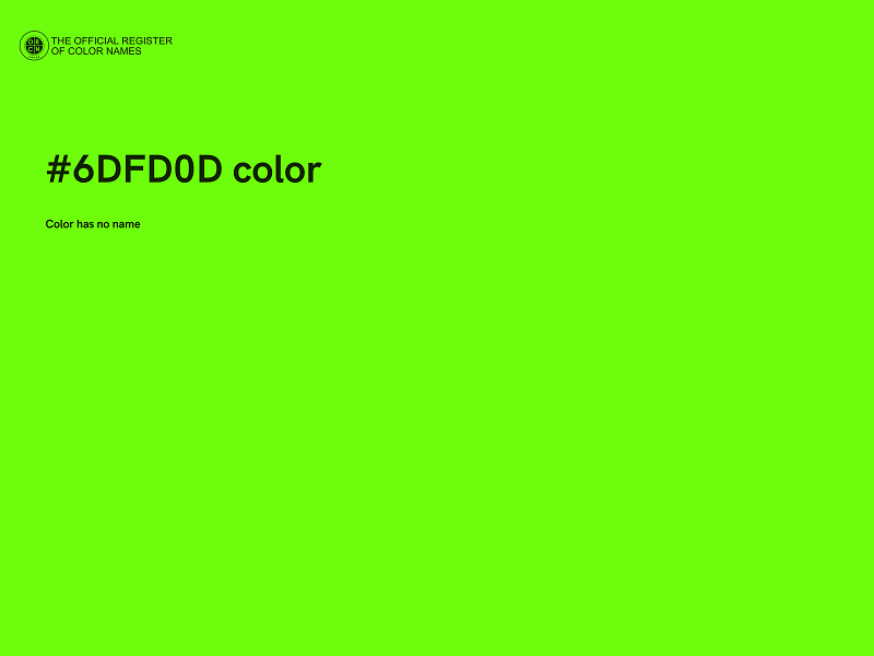 #6DFD0D color image