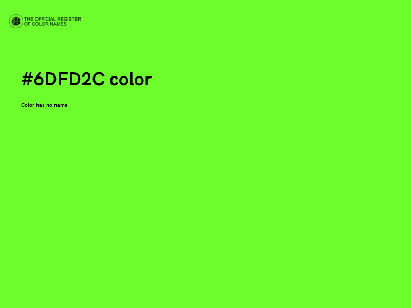#6DFD2C color image