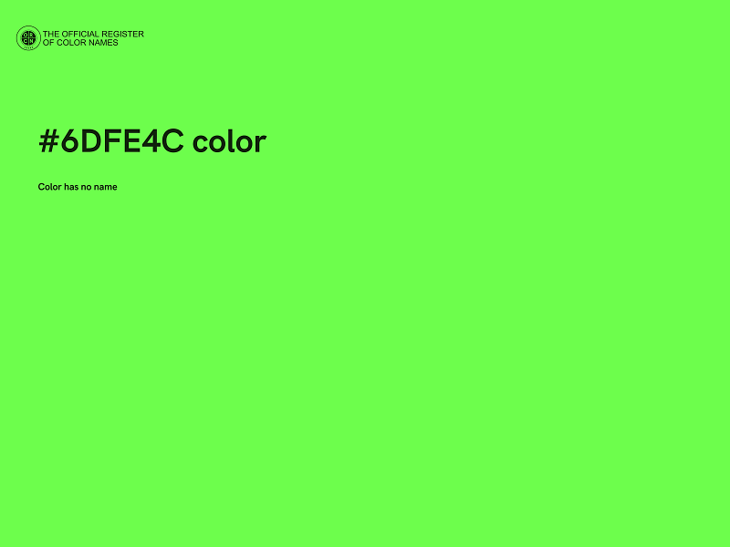 #6DFE4C color image