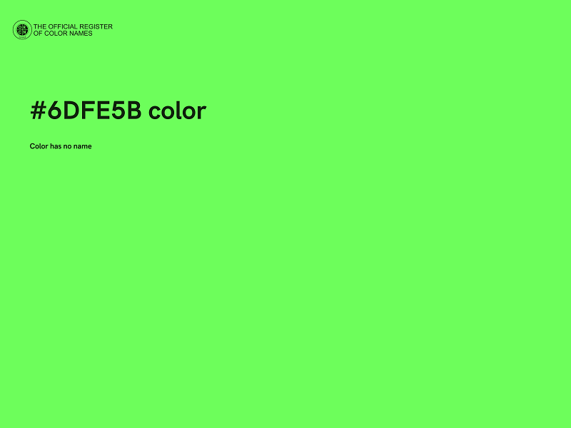 #6DFE5B color image