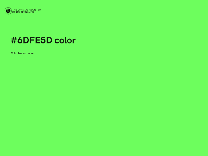 #6DFE5D color image
