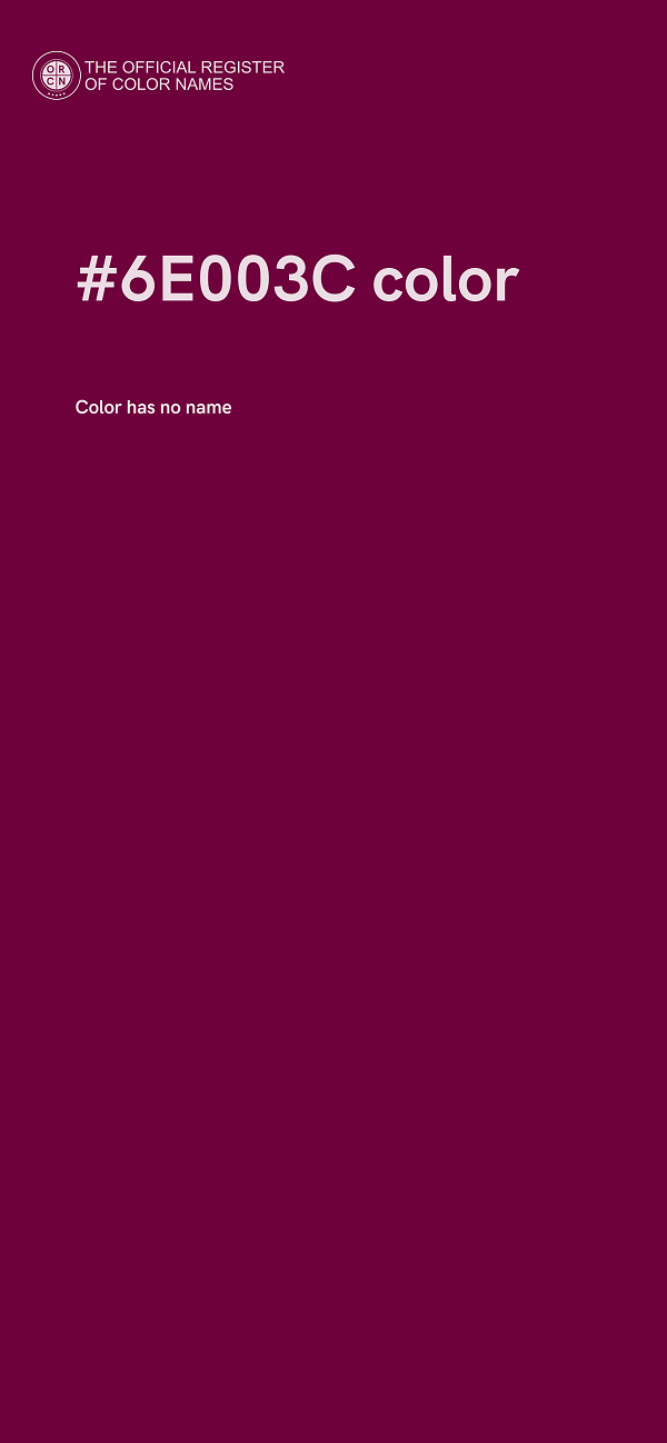 #6E003C color image