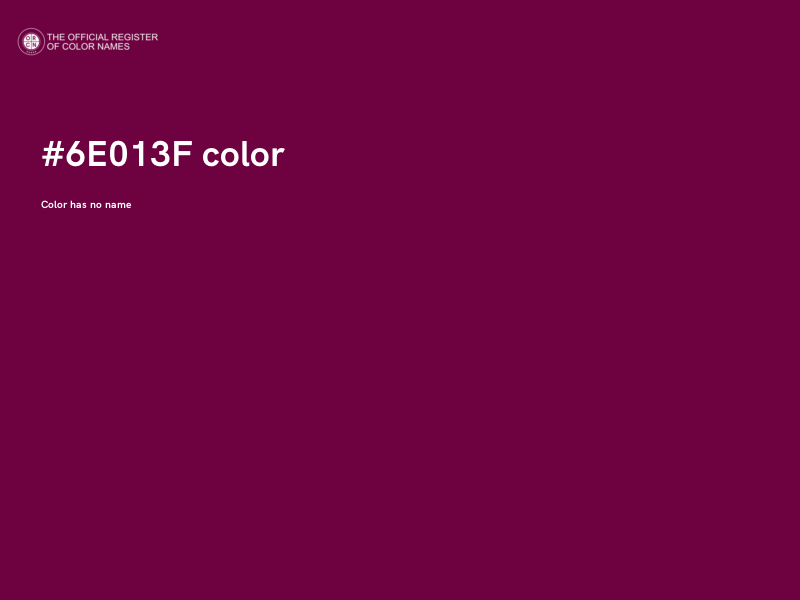 #6E013F color image
