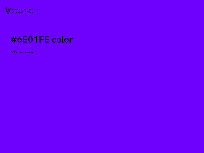 #6E01FE color image