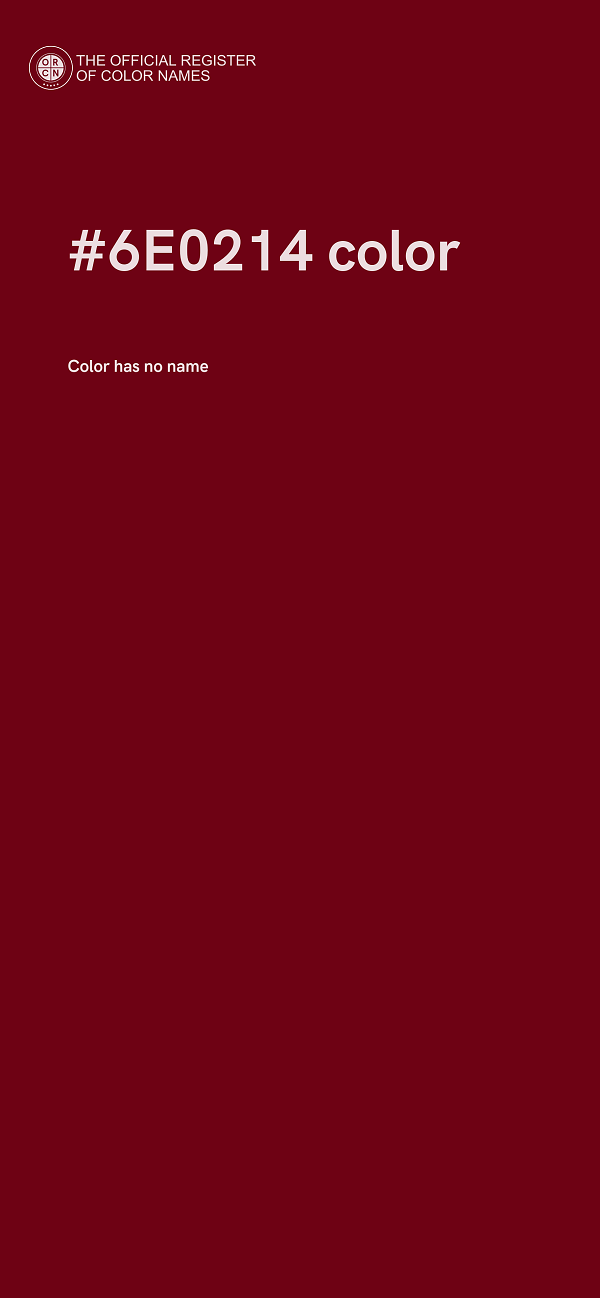 #6E0214 color image