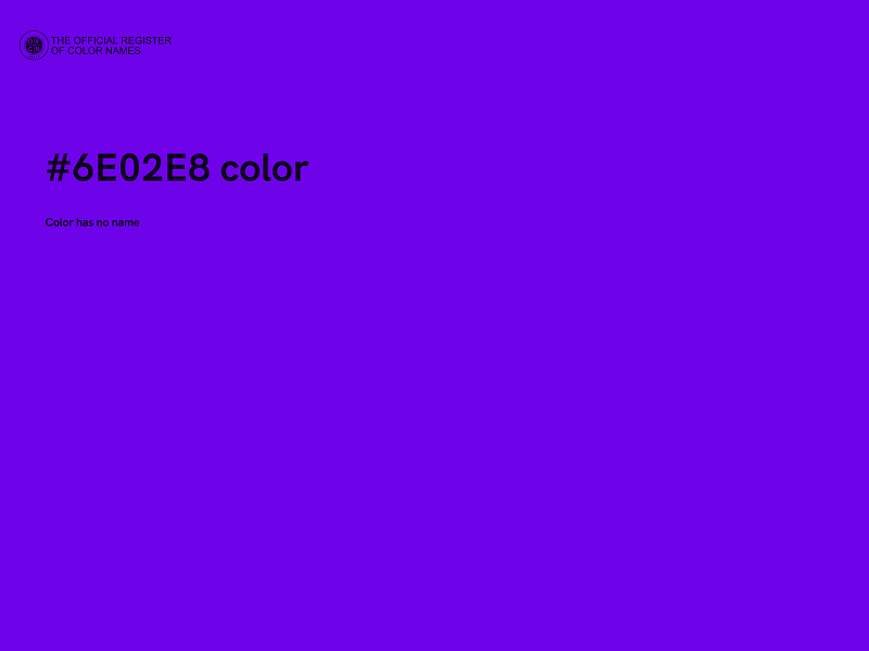 #6E02E8 color image
