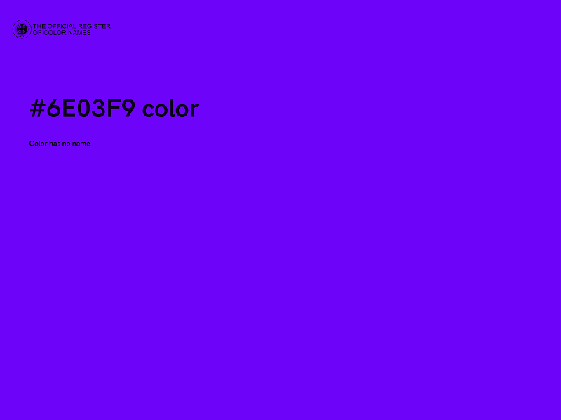 #6E03F9 color image