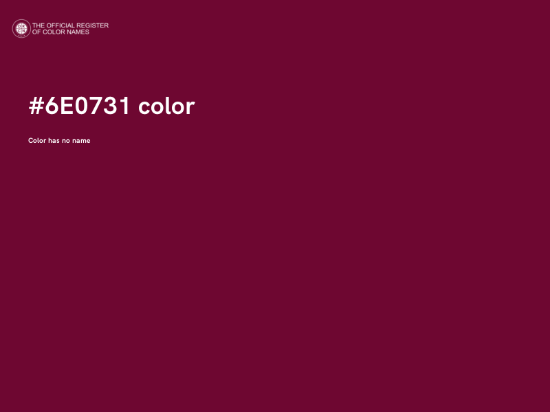 #6E0731 color image
