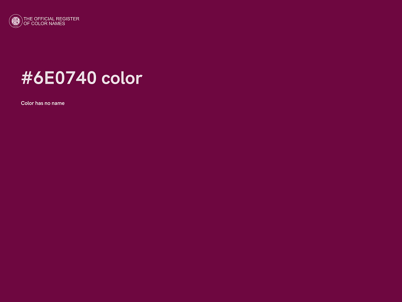 #6E0740 color image