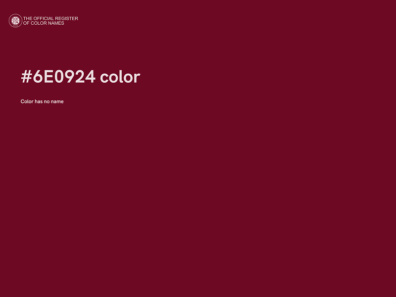 #6E0924 color image
