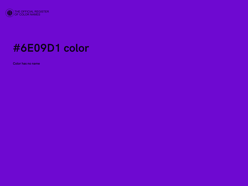#6E09D1 color image