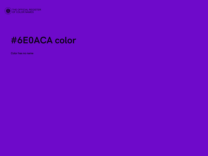 #6E0ACA color image