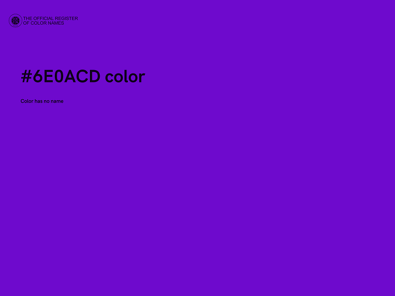 #6E0ACD color image