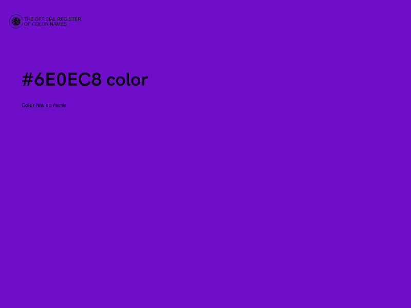 #6E0EC8 color image