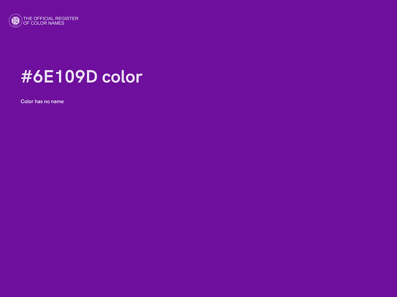 #6E109D color image