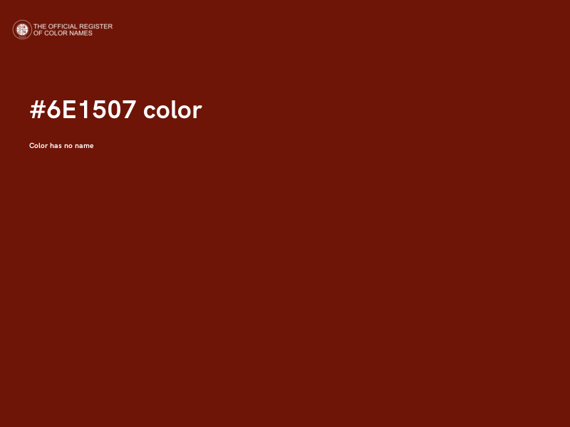#6E1507 color image