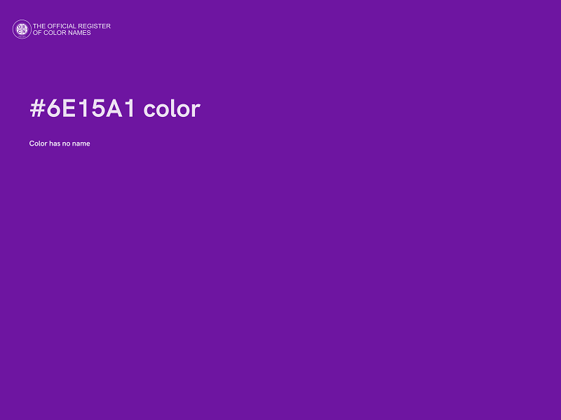#6E15A1 color image