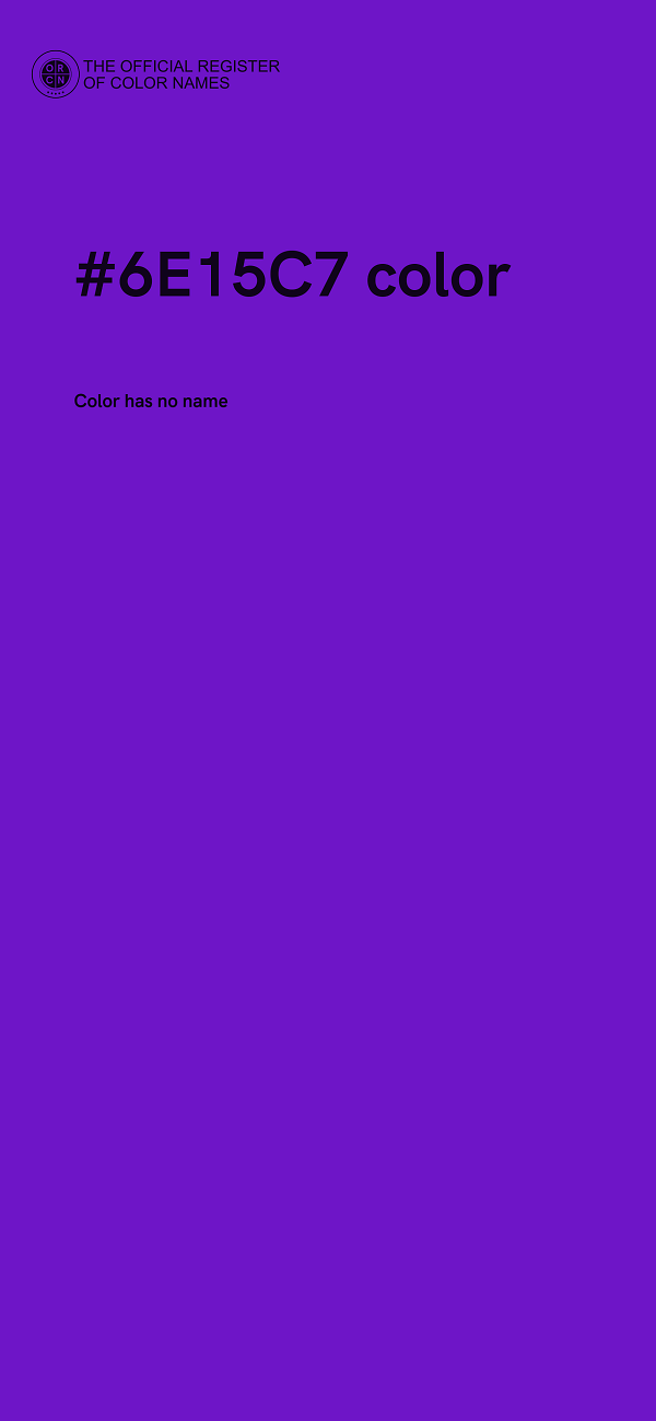 #6E15C7 color image