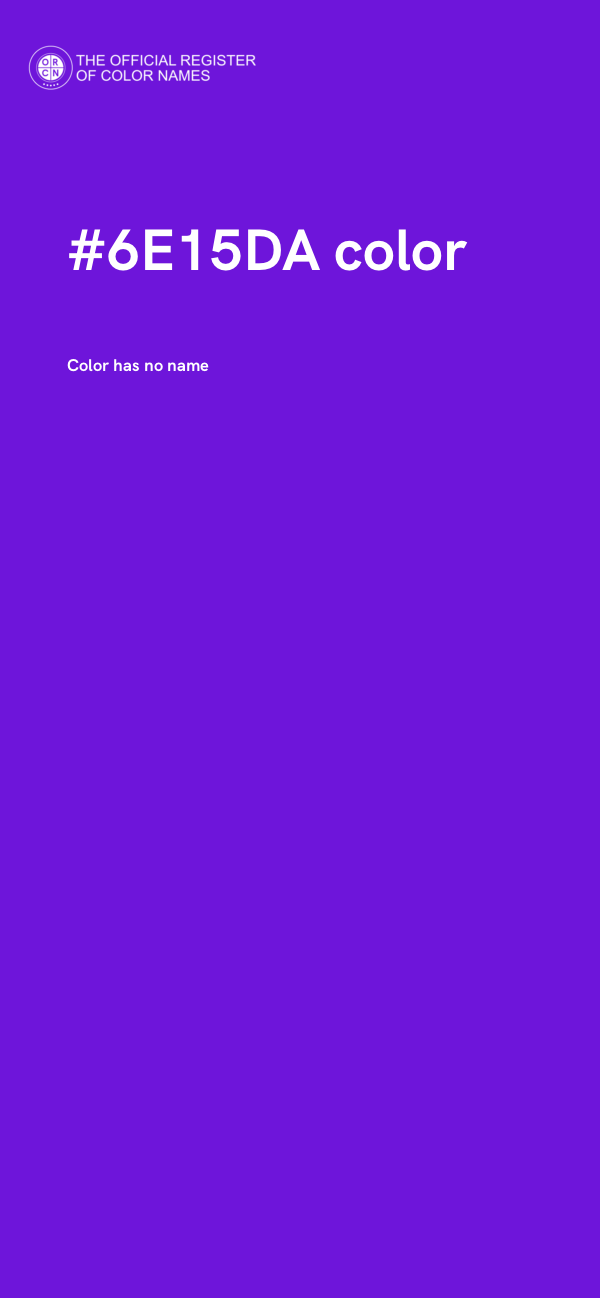 #6E15DA color image