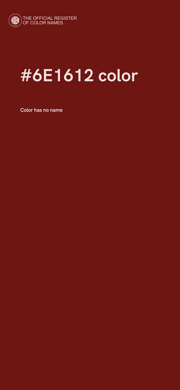 #6E1612 color image