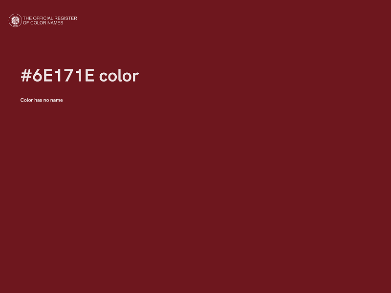 #6E171E color image