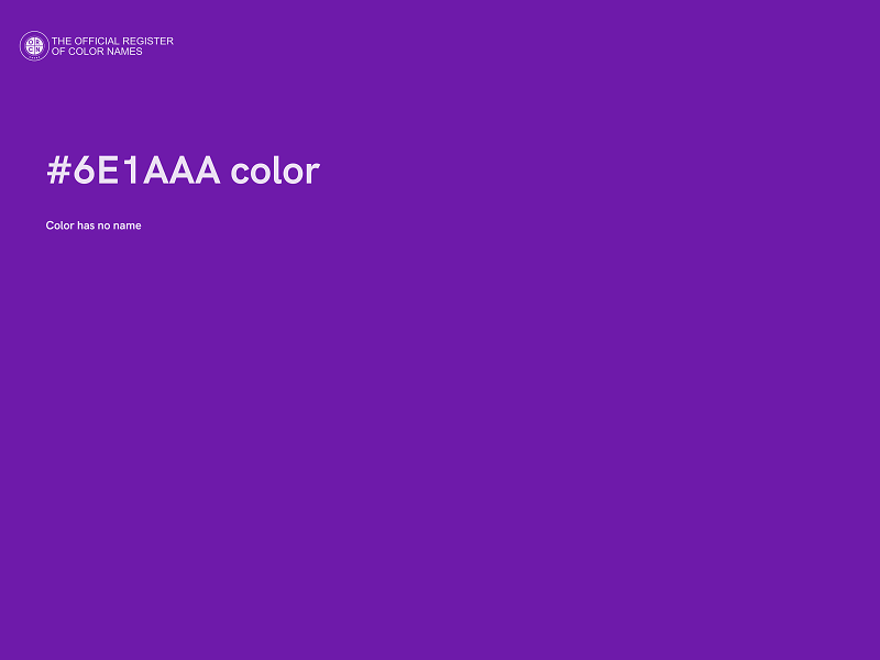 #6E1AAA color image