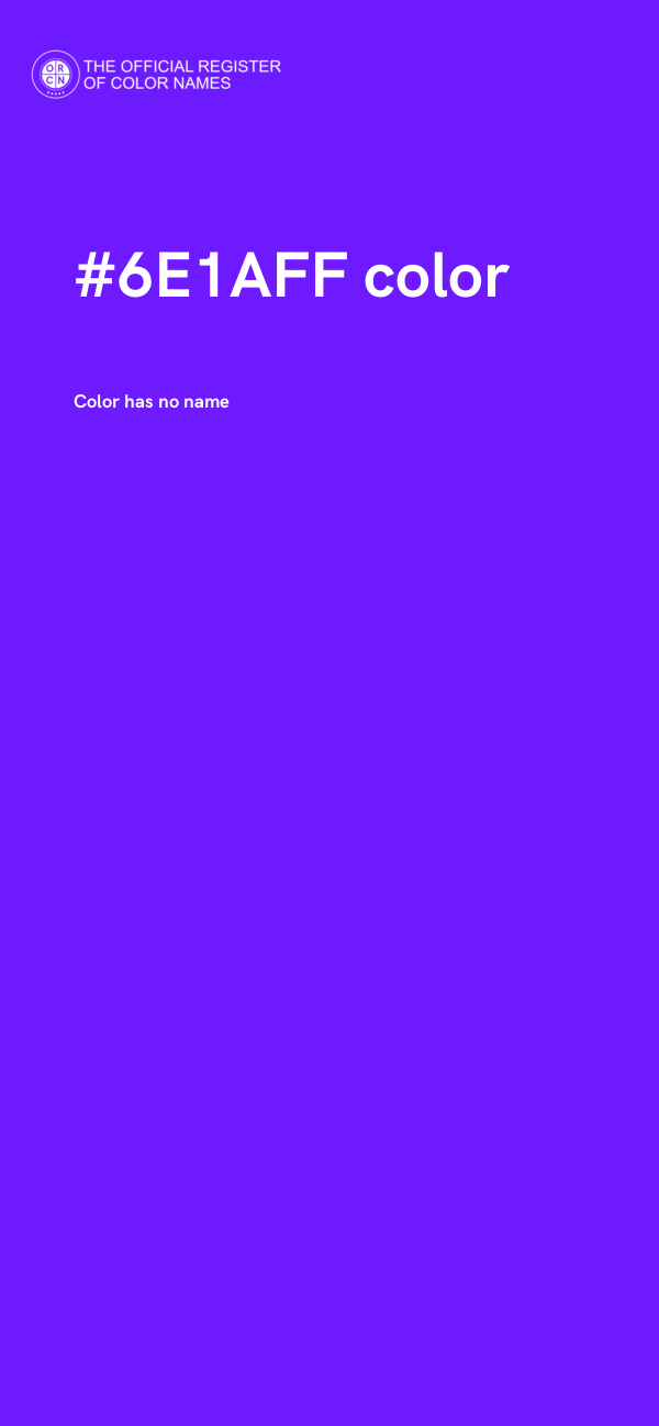 #6E1AFF color image