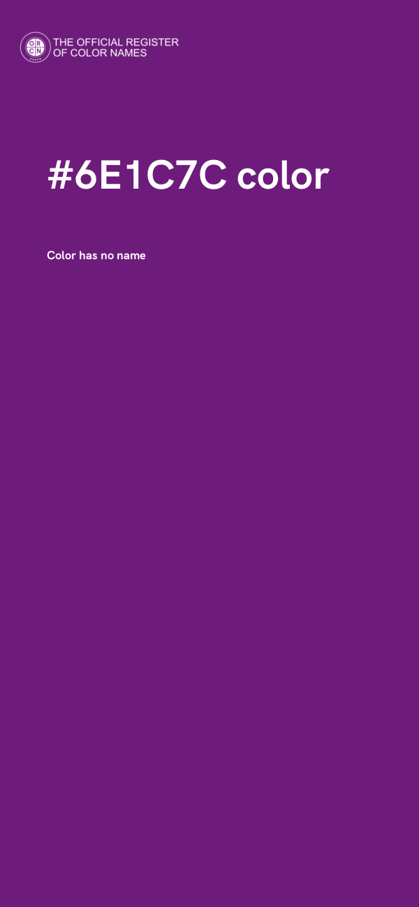 #6E1C7C color image