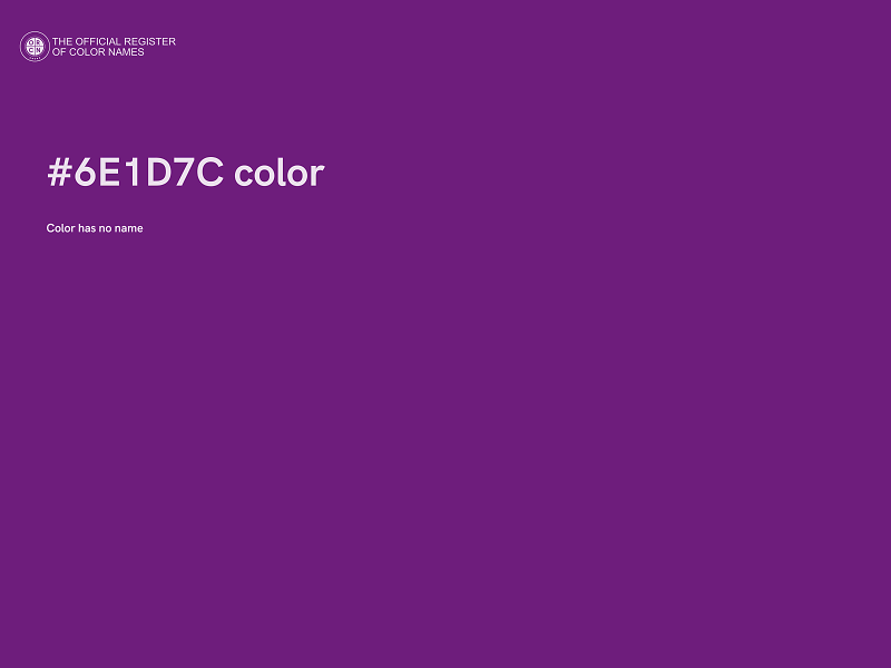 #6E1D7C color image