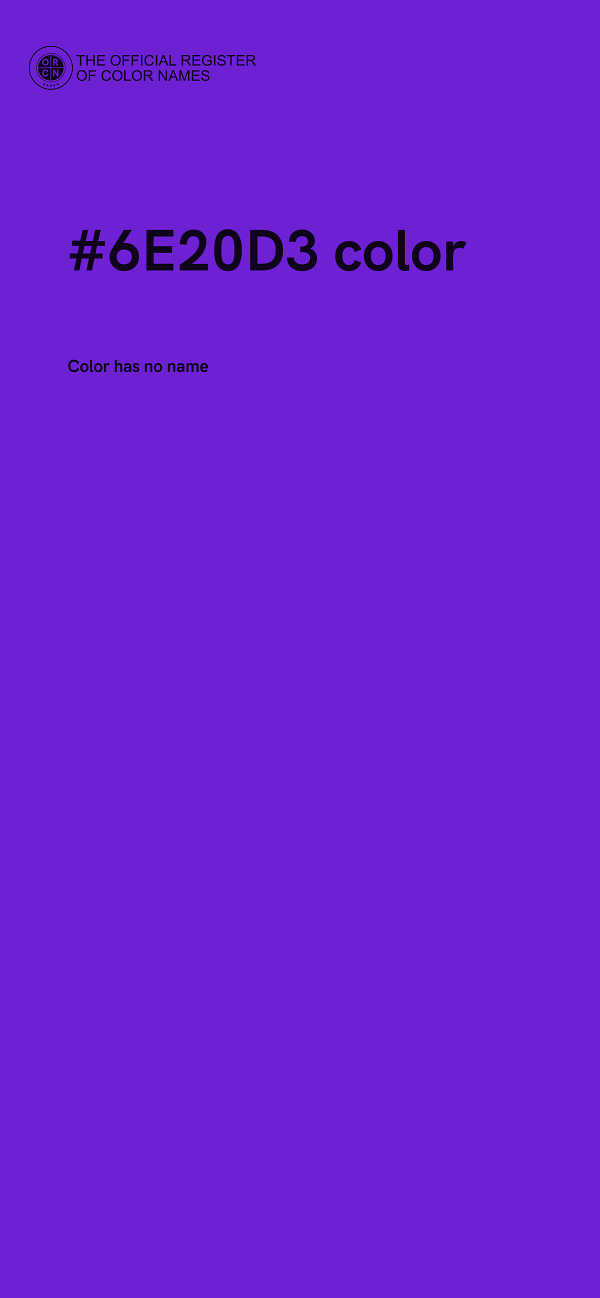 #6E20D3 color image