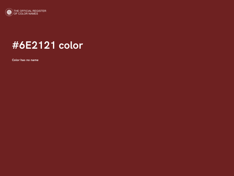 #6E2121 color image
