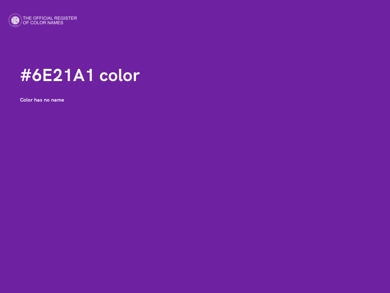 #6E21A1 color image