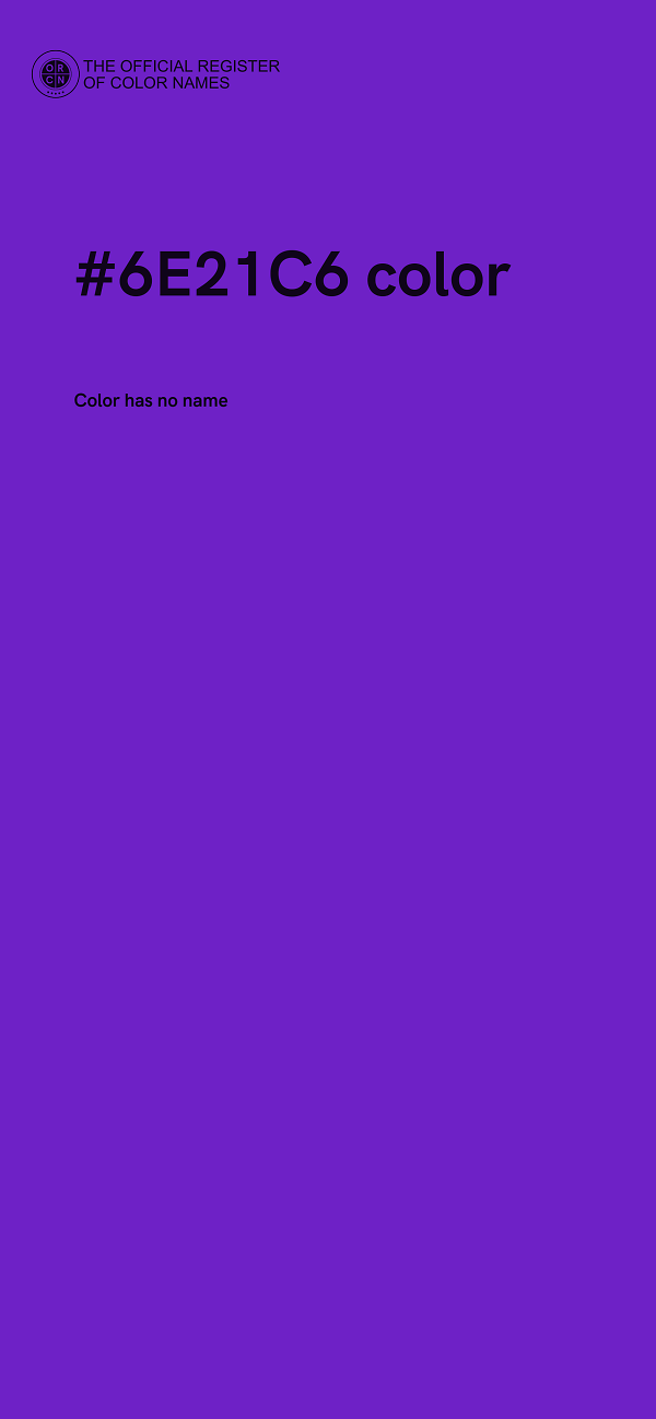 #6E21C6 color image