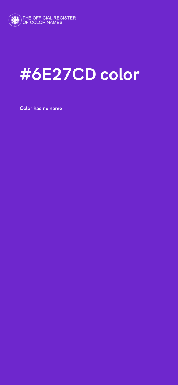#6E27CD color image