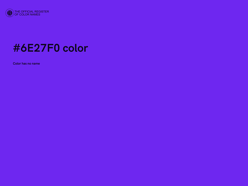 #6E27F0 color image