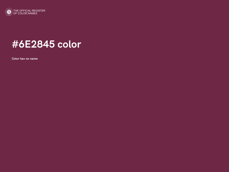 #6E2845 color image