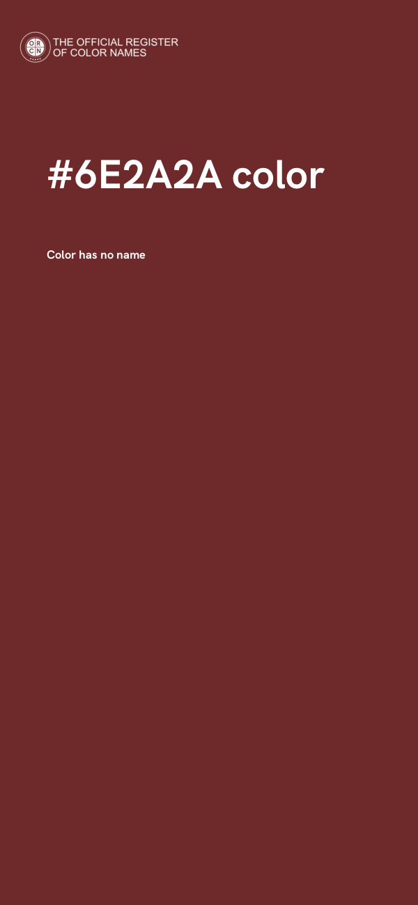 #6E2A2A color image