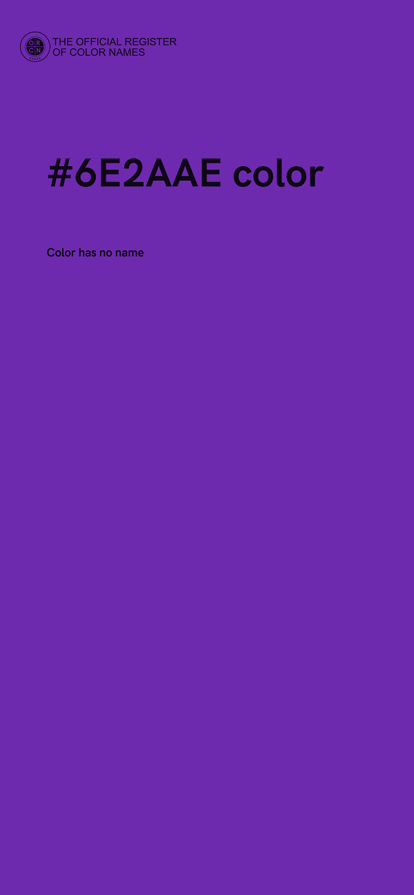 #6E2AAE color image