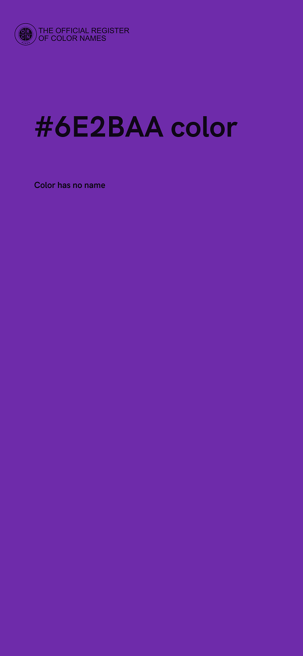 #6E2BAA color image