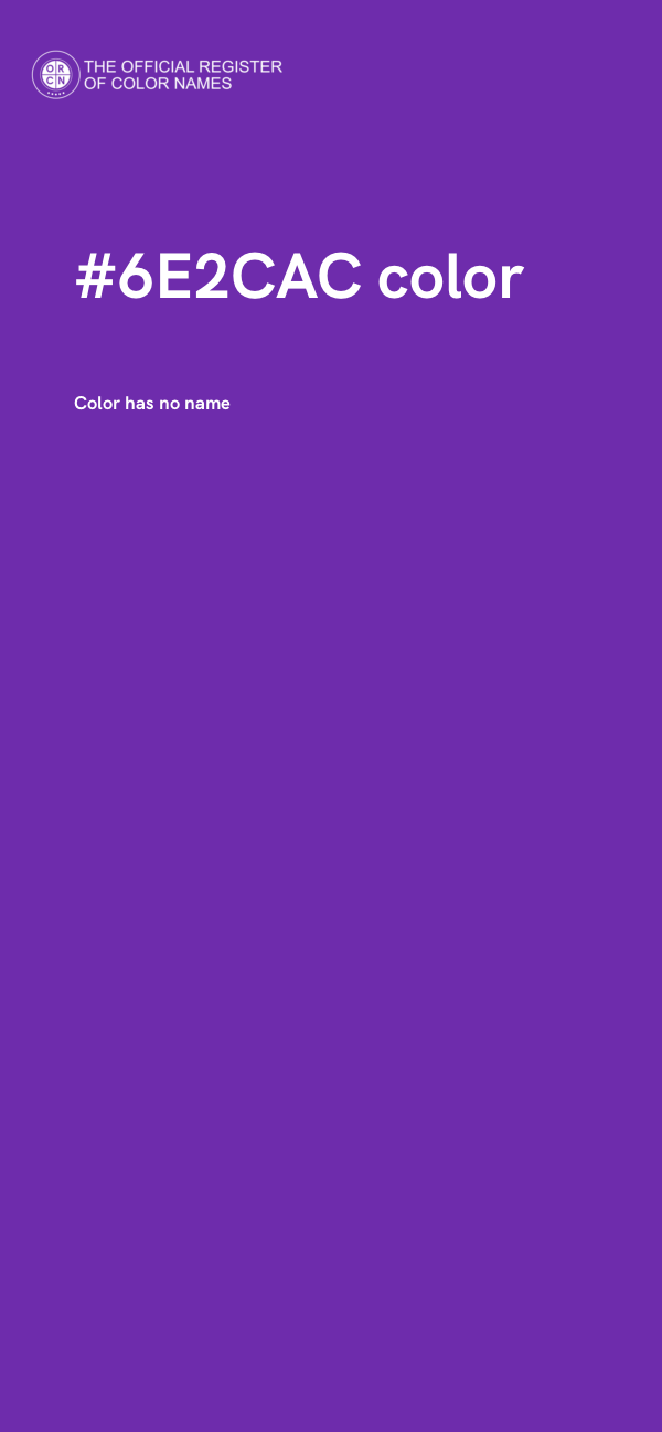 #6E2CAC color image