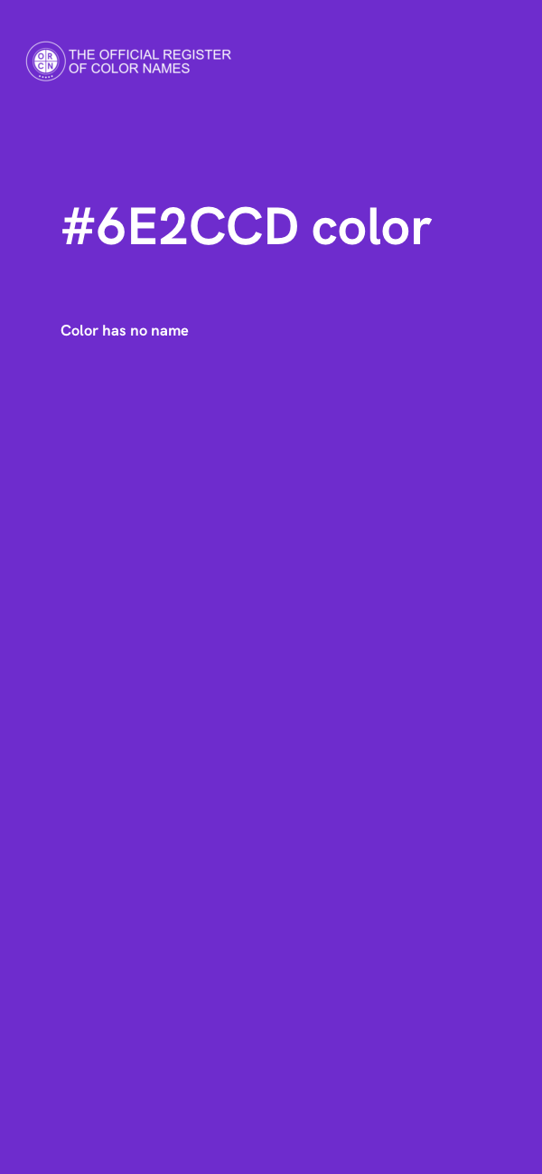 #6E2CCD color image