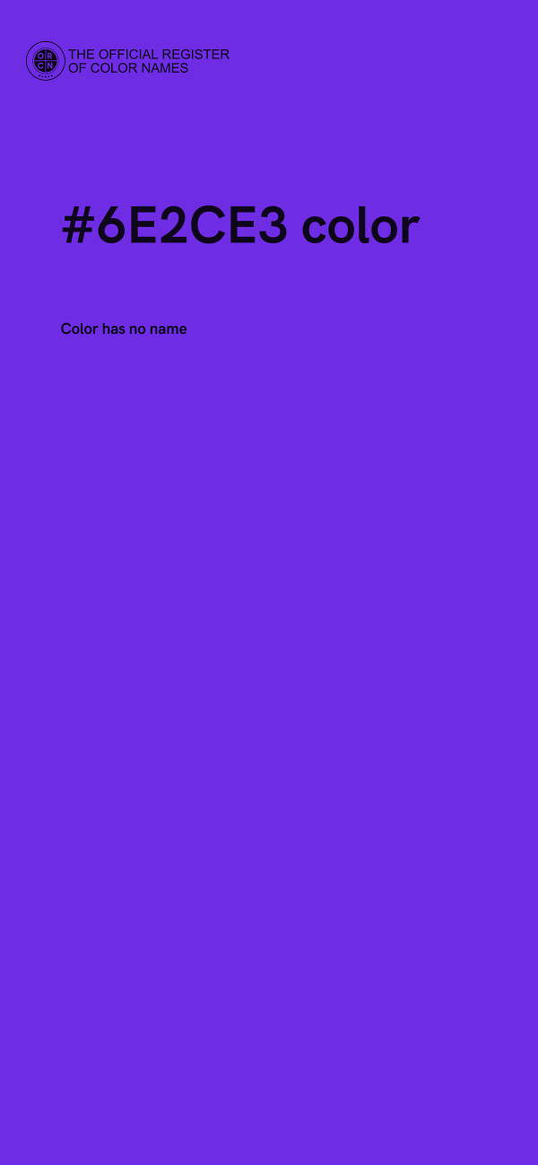 #6E2CE3 color image