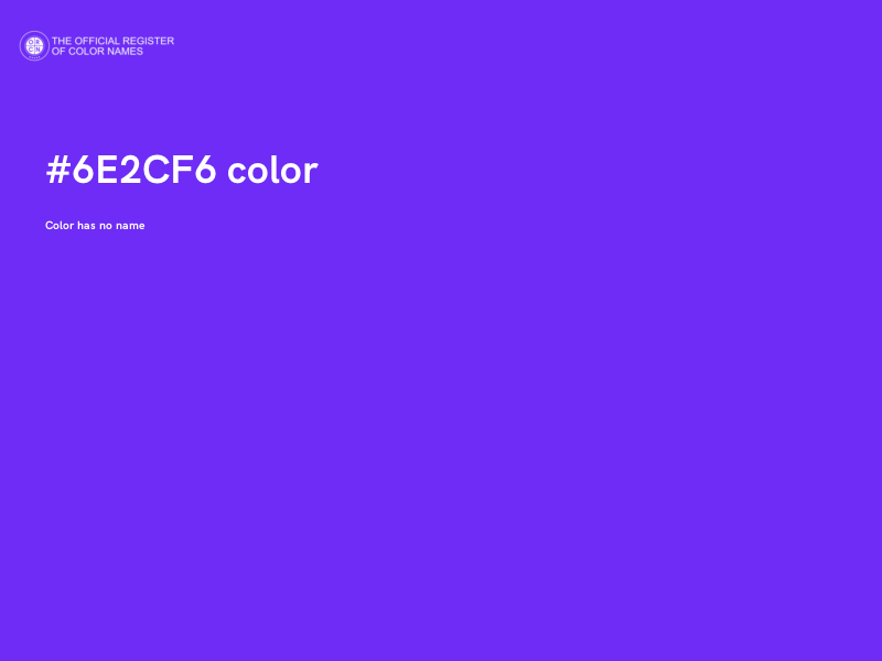 #6E2CF6 color image