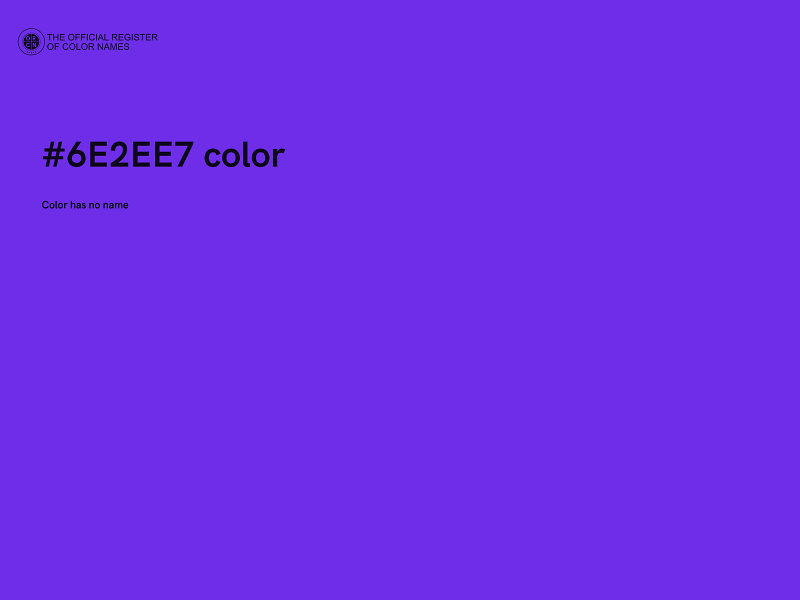 #6E2EE7 color image