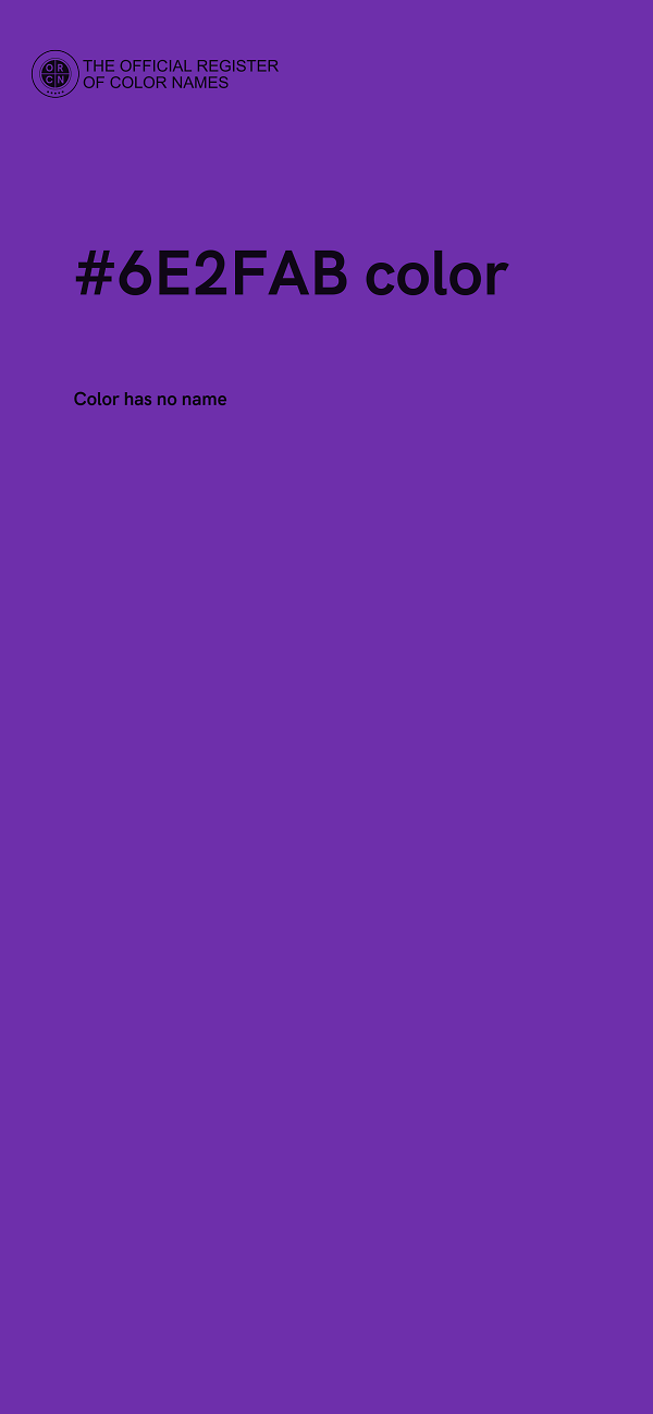 #6E2FAB color image