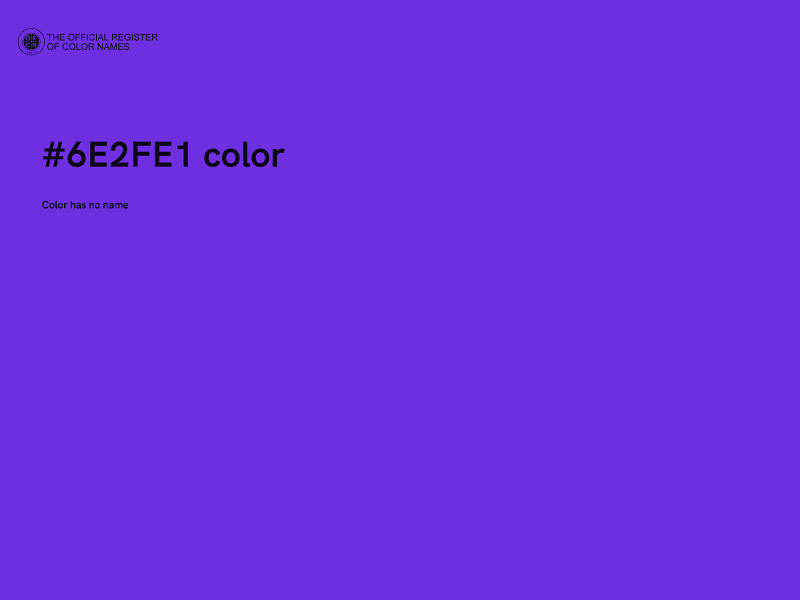 #6E2FE1 color image