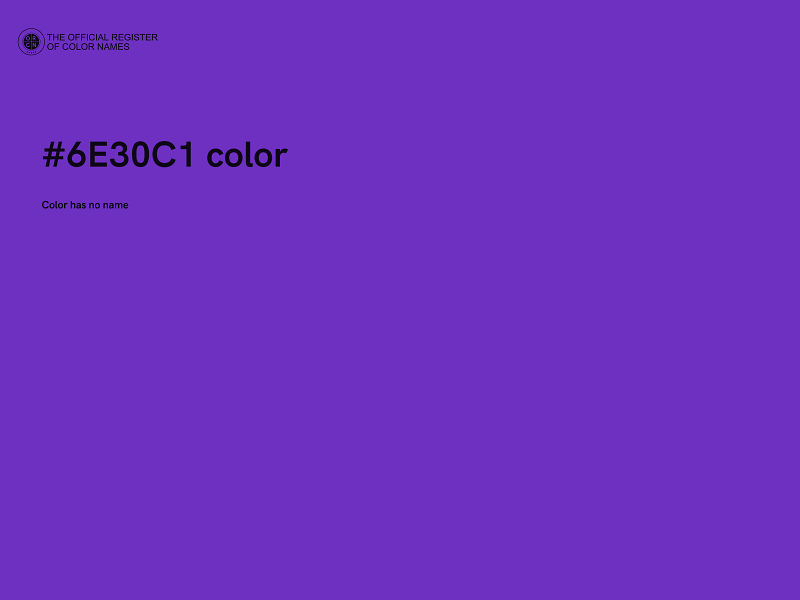 #6E30C1 color image